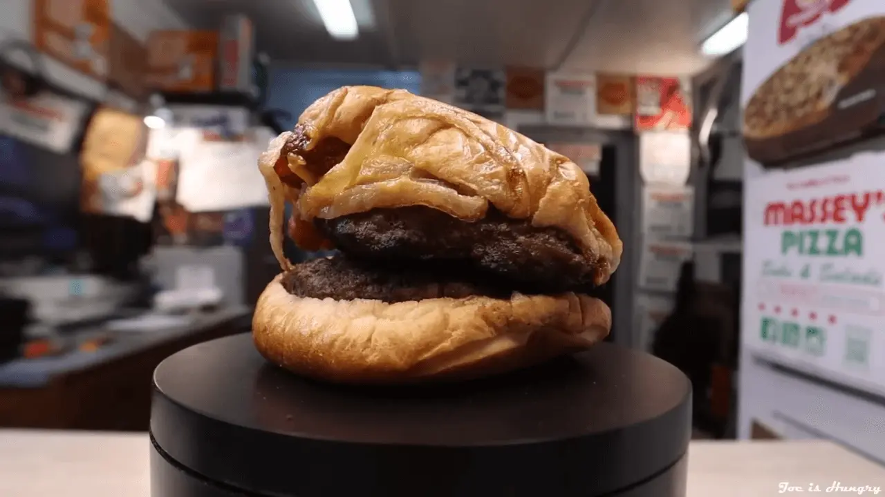 Cheddar Style Char grilled Hamburger