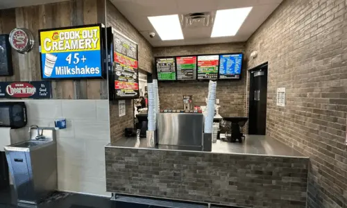 Cookout Menu with prices