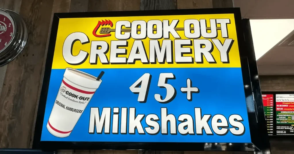 Cookout Milkshakes 